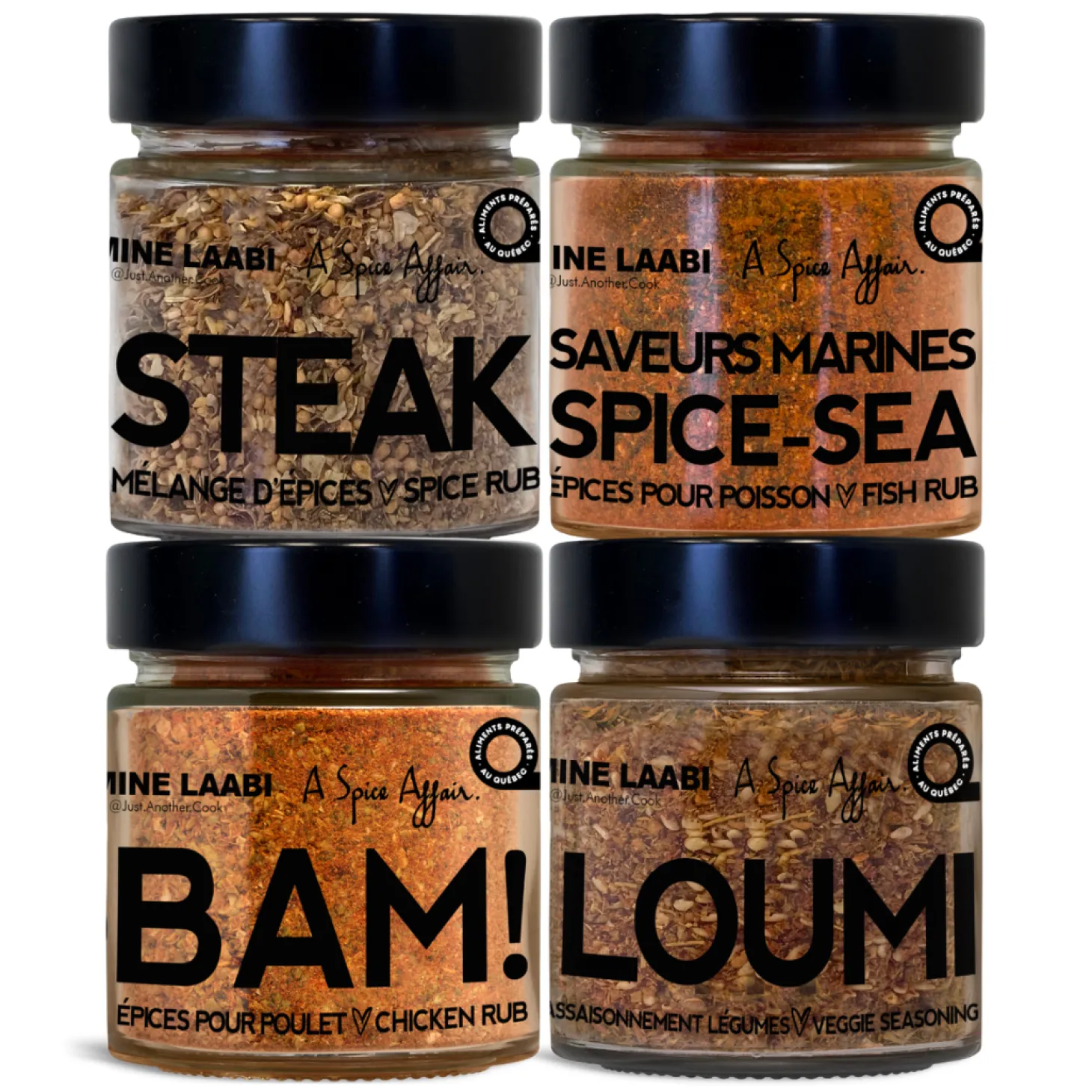 LE CHEF 4-PACK BY AMINE LAABI SPICE SET