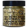 LEMON & THYME INFUSED SEA SALT 180 G (4.2 oz)