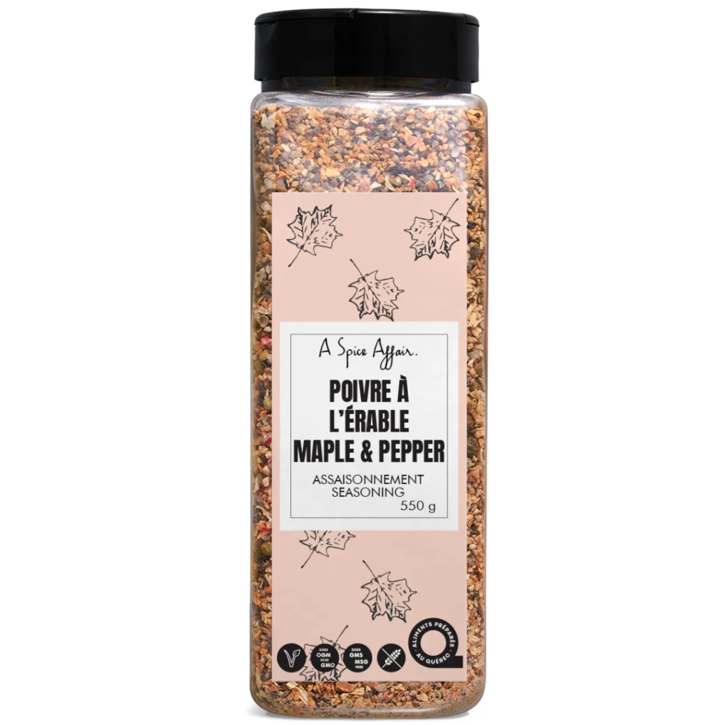 MAPLE & PEPPER SEASONING 550 G (19.4 oz)