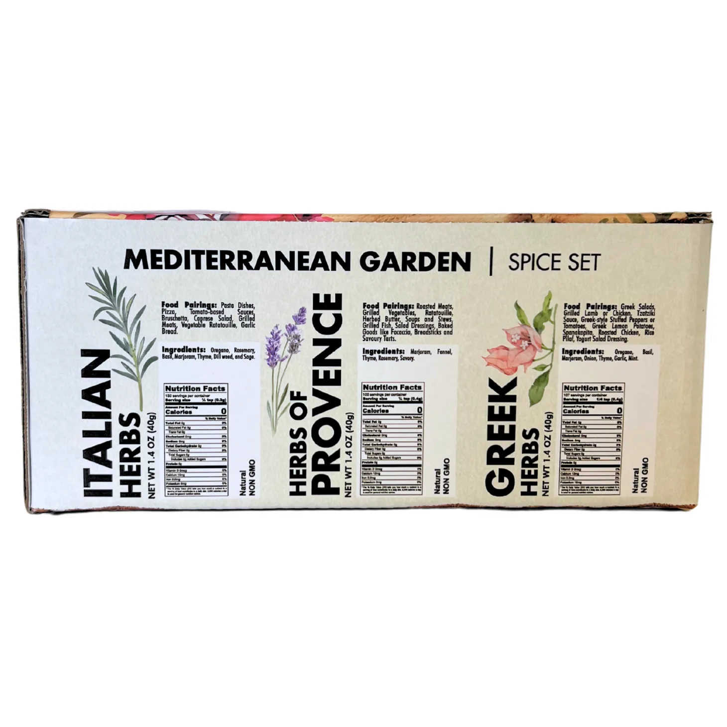 MEDITERRANEAN GARDEN 3-PACK SPICE SET (4.23 oz)