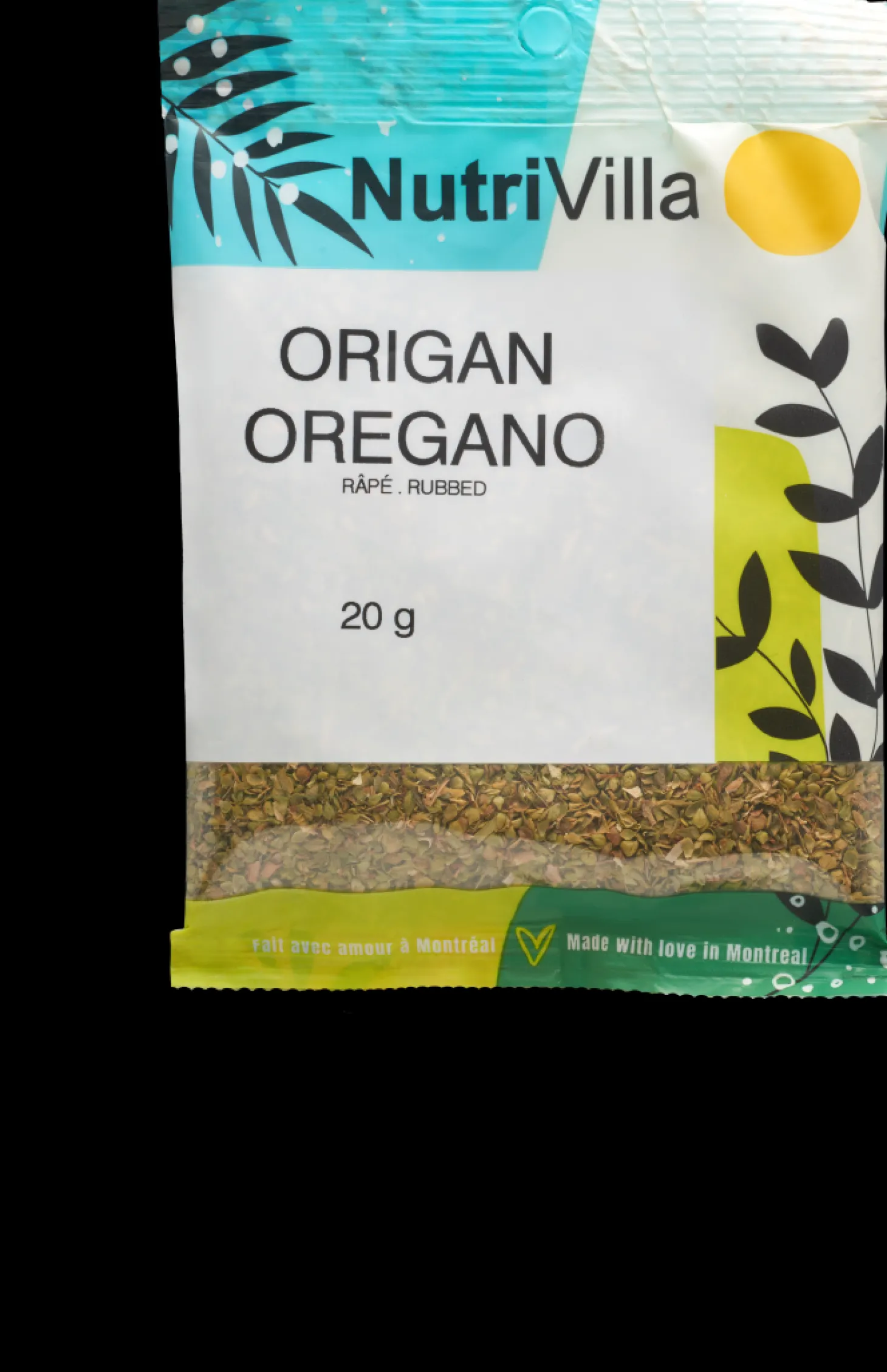 OREGANO RUBBED NUTRIVILLA BAG 20 G (0.7 oz)