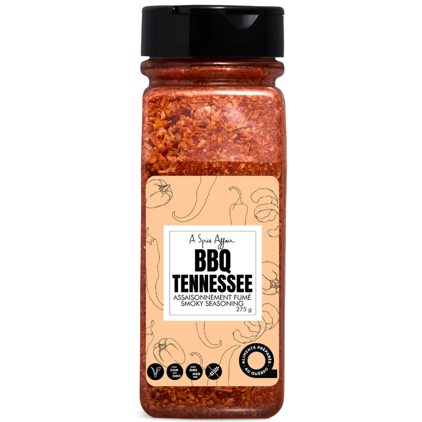 SMOKY TENNESSEE BBQ SEASONING 275 G (9.7 oz)