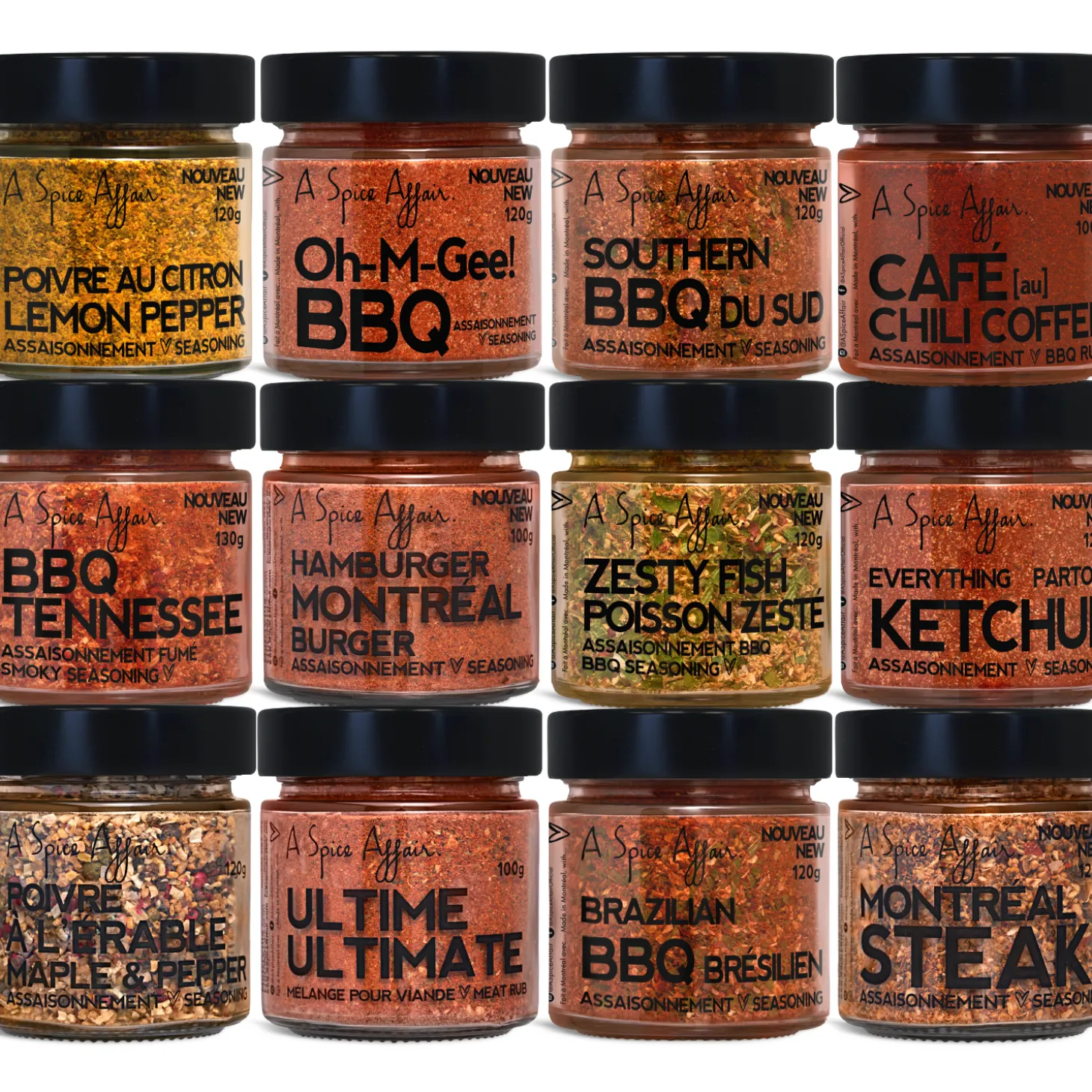 THE HOLY GRILL 12-PACK BBQ SPICE SET